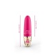 Вібратор Mystim Sleak Freak Pink, 8 режимів, внутрішня та зовнішня стимуляція