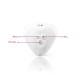 Вібратор для клітора Mystim Heart´s Desire White, 8 режимів, дуже потужний