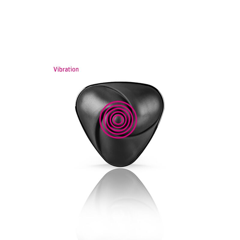 Вібратор для клітора з електростимуляцією Mystim Heart's Desire Black Edition