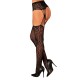 Еротичні колготки-бодістокінг Obsessive Garter stockings S821 S/M/L