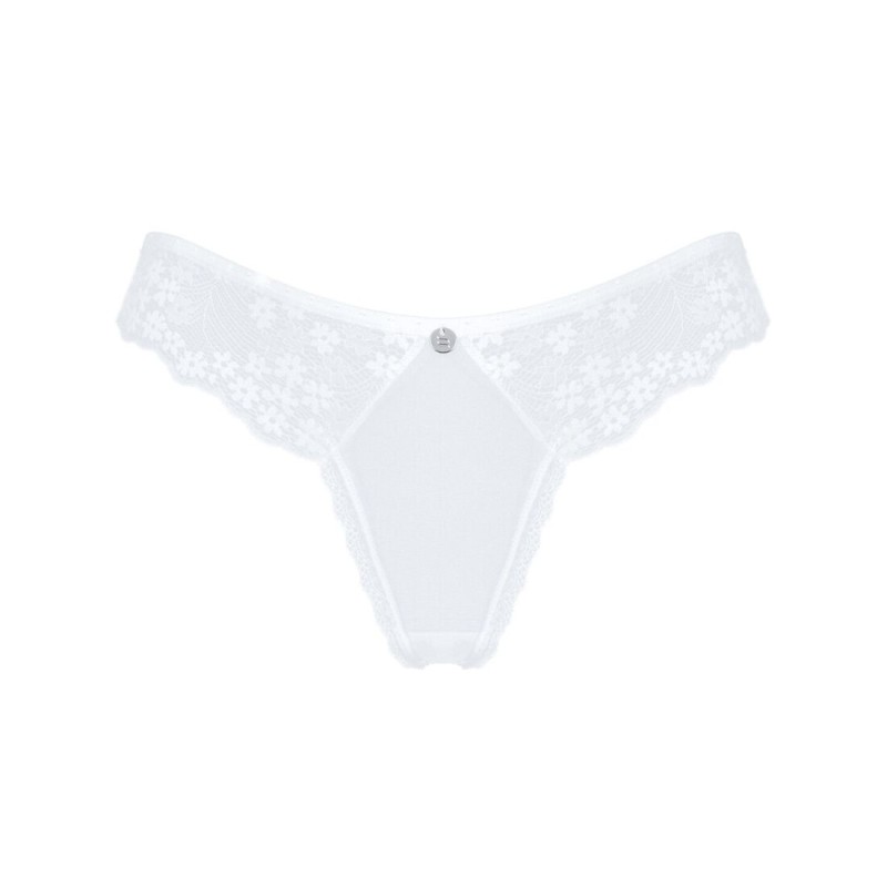Напівпрозорі трусики Obsessive Heavenlly panties XL/2XL, відкриті сідниці