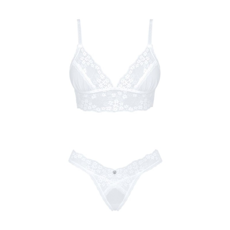 Еротичний комплект Obsessive Heavenlly 2-pcs set M/L, бюстгальтер і танга