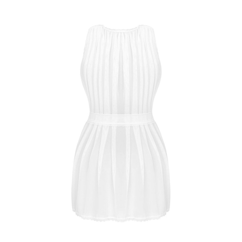 Напівпрозорий пеньюар Obsessive Heavenlly peignoir XL/2XL