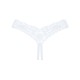 Мереживні танга Obsessive Heavenlly crotchless thong XS/S, з доступом