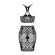 Эротичный полупрозрачный комплект Obsessive K101 top & skirt S/M/L, топ, юбка