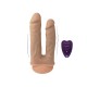 Двойной фаллоимитатор с вибрацией SilexD Double Gusto Vibro Flesh (Model 1 size 8