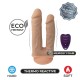 Двойной фаллоимитатор с вибрацией SilexD Double Gusto Vibro Flesh (Model 1 size 8