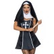 Костюм монашки Leg Avenue Naughty Nun S, платье, головной убор