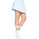 Шкарпетки жіночі в смужку Leg Avenue Pride crew socks Pansexual, 37–43 розмір