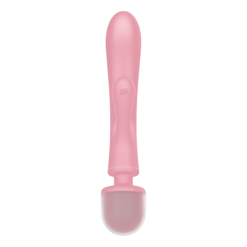 Вібратор-кролик з вібромасажером Satisfyer Triple Lover Pink, 3 мотори