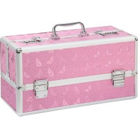 Великий кейс для зберігання секс-іграшок BMS Factory Large Lokable Vibrator Case Pink, кодовий замок