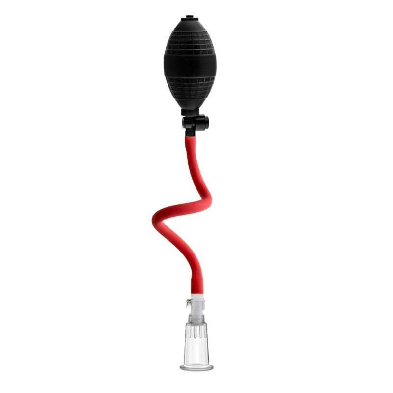Вакуумна помпа для клітора Blush Temptasia – Beginner's Clitoral Pumping System, механічна, груша