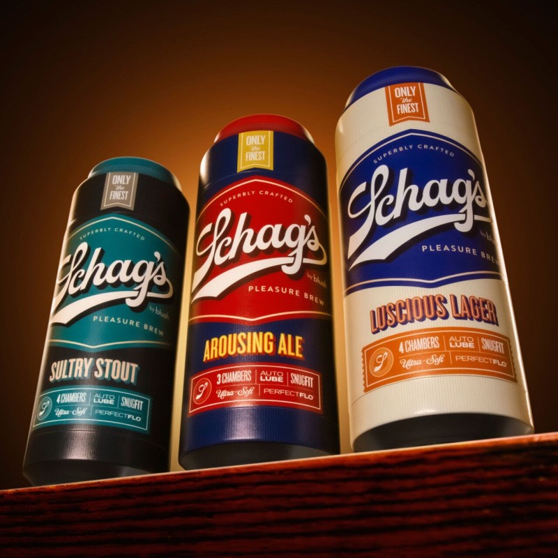 Мастурбатор – банка пива Blush Schag's – Sultry Stout Masturbator – Frosted, самозмащуваний, вакуум