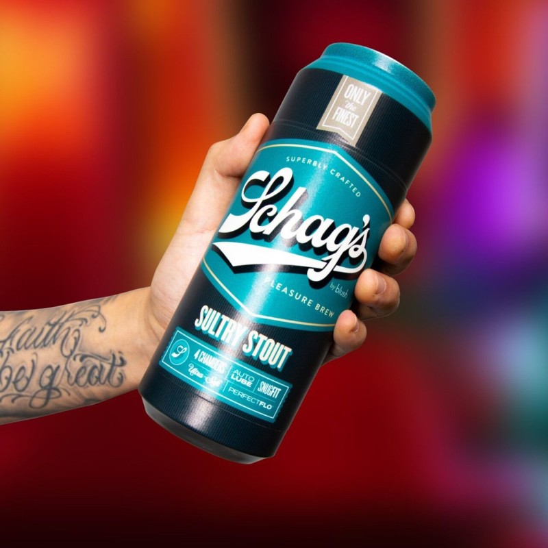 Мастурбатор – банка пива Blush Schag's – Sultry Stout Masturbator – Frosted, самозмащуваний, вакуум