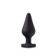 Анальна пробка Blush Temptasia – Fuck Me Anal Plug – Black, основа у вигляді сердечка