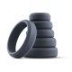 Набір ерекційних кілець Boners 6-Piece Cock Ring Set, діаметр від 2,6 до 5,7 см, силікон