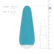 Мінівібратор Cala Azul – Julia Mini Vibrator, дуже ніжний, 10 режимів