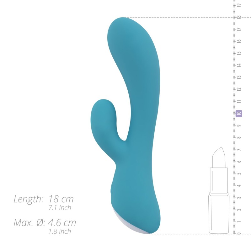 Вібратор-кролик Cala Azul – Martina Rabbit Vibrator, ергономічна форма, 10 режимів