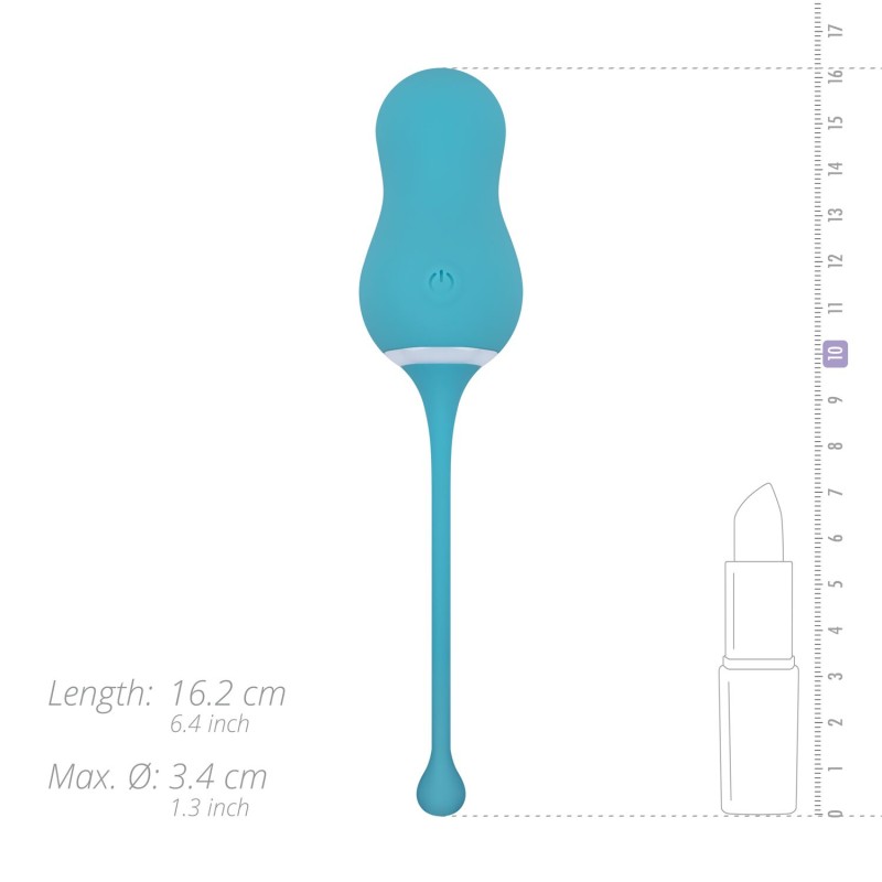 Віброяйце Cala Azul – Elena Vibrating Egg With Remote Control, 10 режимів, пульт ДК
