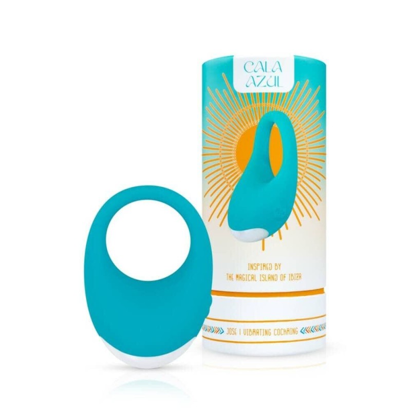 Ерекційне кільце з вібрацією Cala Azul – Jose Vibrating Cockring, 10 режимів