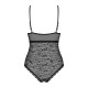 Мереживне боді з доступом Obsessive 818-TED-1 teddy M/L, чорне