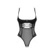 Боді Obsessive Roxelia crotchless teddy XS/S
