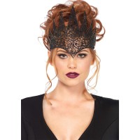 Широка корона Leg Avenue Die Cut Royal Crown, чорна
