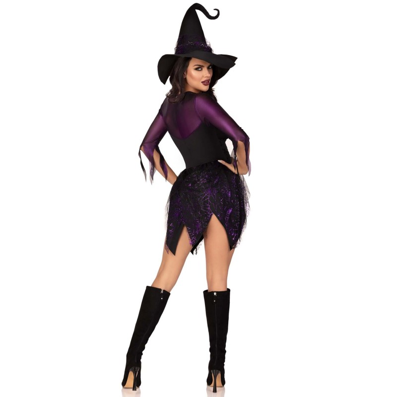 Костюм ведьмы Leg Avenue Mystical Witch S, платье, шляпа