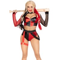 Эротический костюм Leg Avenue Crime Spree Sweetie Costume S, топ, шорты