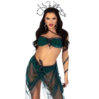 Эротический костюм Медузы Горгоны Leg Avenue Medusa Costume S, топ, юбка, нарукавники, украшения