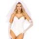Фата нареченої Leg Avenue Tiered bridal veil O/S Whie