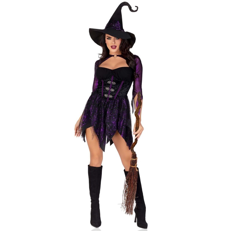Костюм ведьмы Leg Avenue Mystical Witch M, платье, шляпа