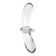 Дилдо Satisfyer Double Crystal (Transparent) (повреждена упаковка!!!)