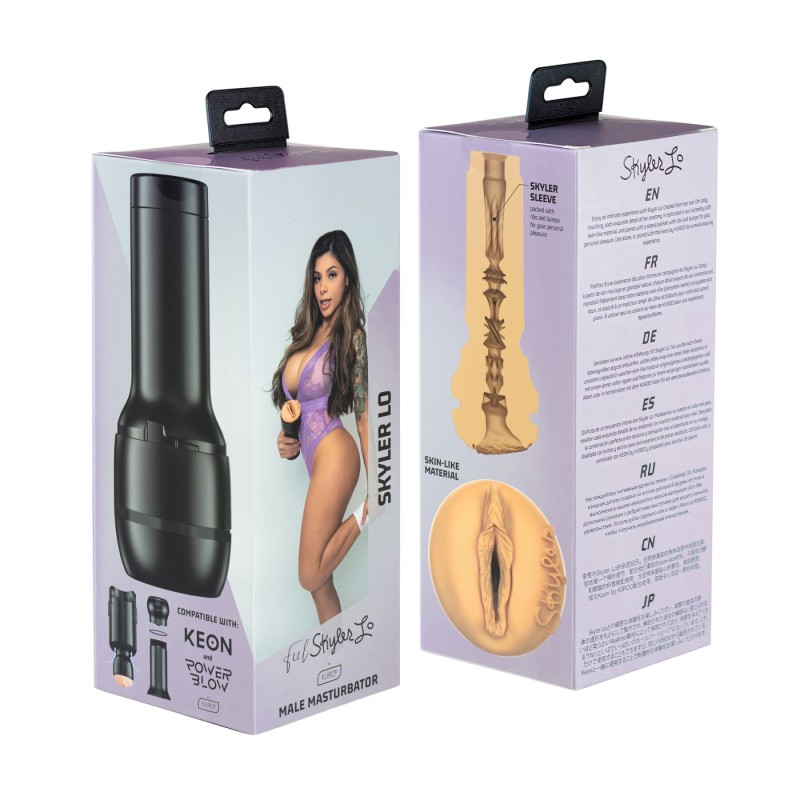 Мастурбатор Kiiroo Feel Skyler Lo PBC, сумісний з PowerBlow і Keon
