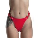 Трусики з натуральної шкіри Feral Feelings - String Bikini Red