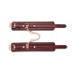 Кожаные поножи Liebe Seele Wine Red Ankle Cuffs, съемная цепочка-крепление
