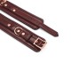 Кожаные поножи Liebe Seele Wine Red Ankle Cuffs, съемная цепочка-крепление