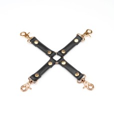 Хрестовина Liebe Seele Black Organosilicon Hogtie, екошкіра