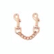 Наручники Liebe Seele Rose Gold Memory Wrist Cuff, натуральна шкіра, золото рожеве