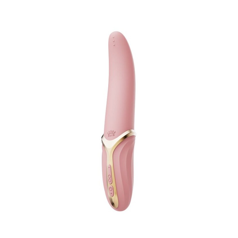 Вибратор Zalo – EVE Sakura Pink, вибрация + ротация, имитация язычка, подогрев до 39 °C