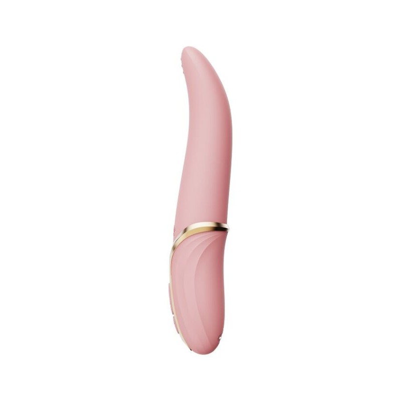 Вибратор Zalo – EVE Sakura Pink, вибрация + ротация, имитация язычка, подогрев до 39 °C