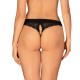 Трусики з доступом Obsessive Chemeris crotchless panties M/L