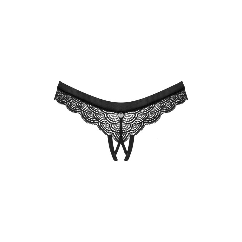 Трусики з доступом Obsessive Chemeris crotchless panties XL/2XL