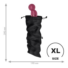 Мішечок для секс-іграшок Satisfyer Treasure Bag XL, чорний, на шнурку