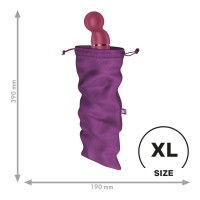 Мішечок для секс-іграшок Satisfyer Treasure Bag XL, фіолетовий, на шнурку