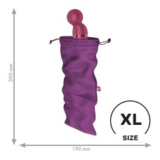 Мішечок для секс-іграшок Satisfyer Treasure Bag XL, фіолетовий, на шнурку