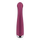 Вібратор з ротацією Satisfyer Spinning G-Spot 1 Red, плоский майданчик для стимуляції точки G
