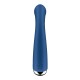 Вібратор з ротацією Satisfyer Spinning G-Spot 1 Blue, плоский майданчик для стимуляції точки G