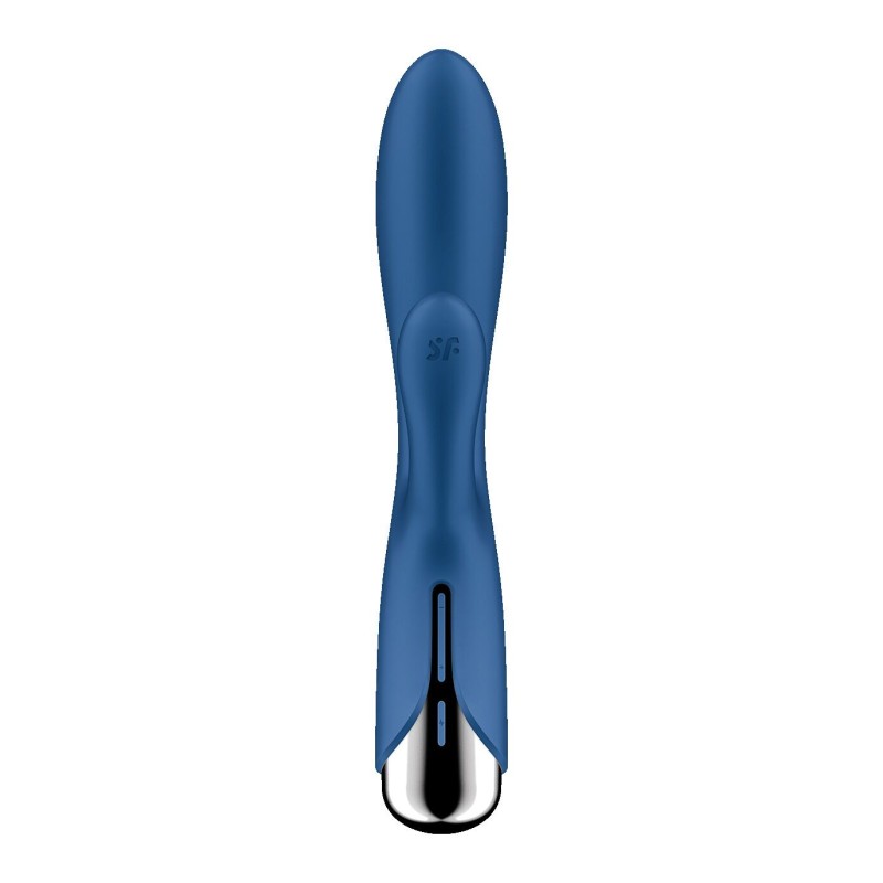 Вібратор-кролик з ротацією Satisfyer Spinning Rabbit 1 Blue, 3 мотори