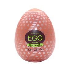 Мастурбатор-яйцо Tenga Egg Combo, плотный TPE, пробник лубриканта 5 мл